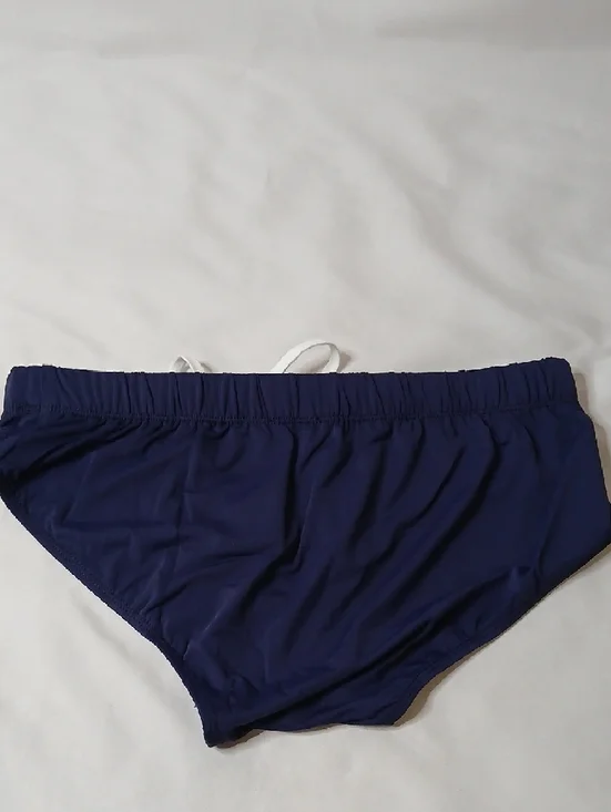 Louis Vuitton Navy Swim Briefs with White Drawstring - Picture 4 of 4